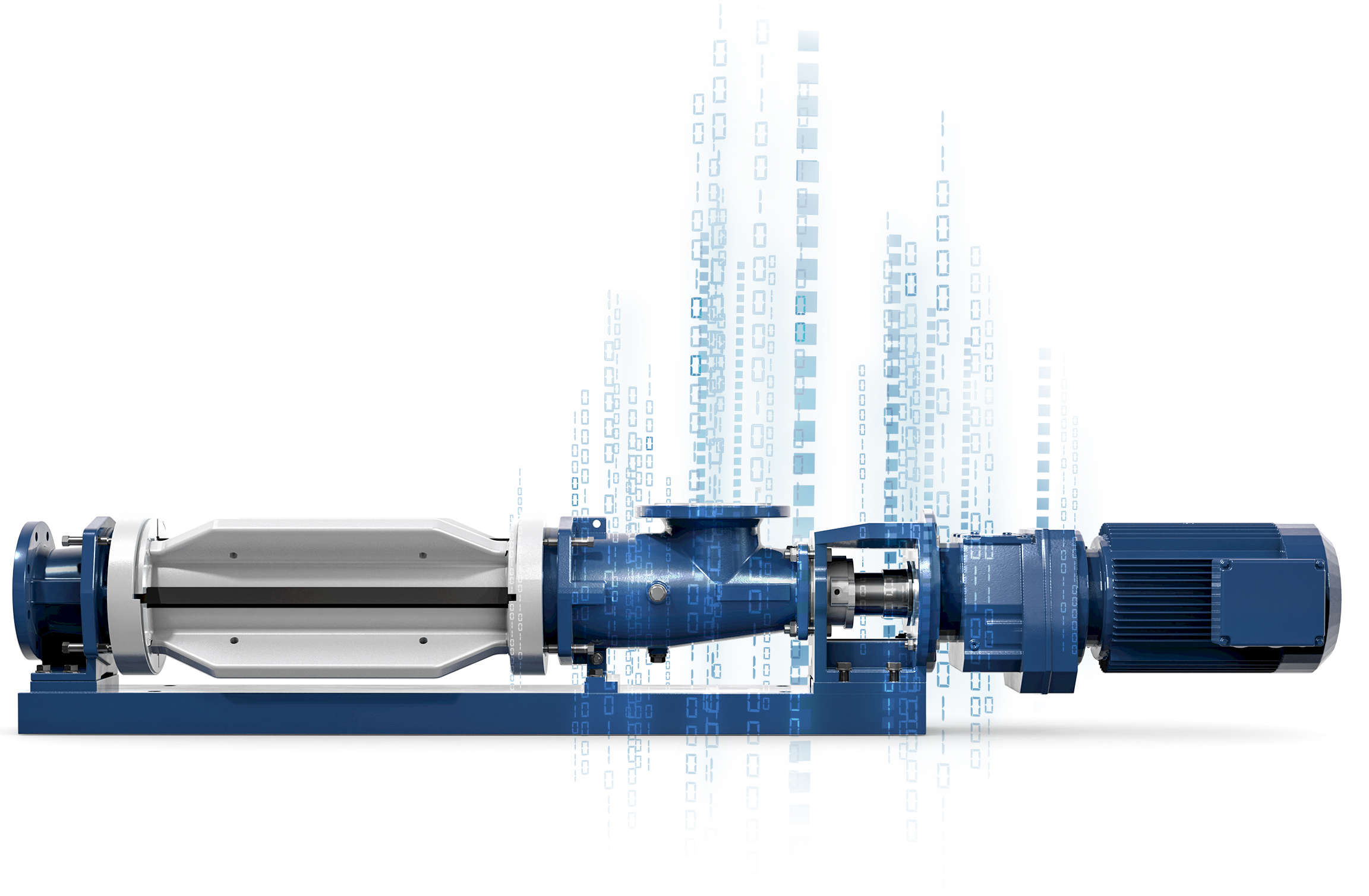 Seepex progressieve holtepomp met digitale aansluiting