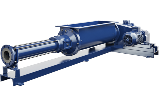 SEEPEX BTH open hopper progressive cavity pump effortlessly conveys even media than tend to bridge.